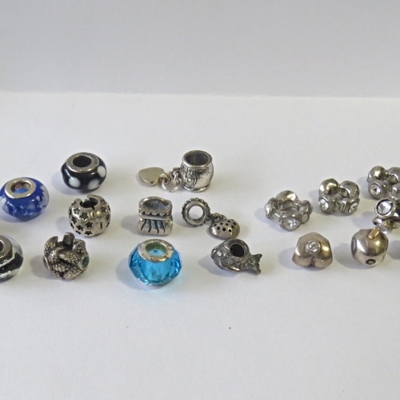 Vintage PANDORA Bracelet with 14k Gold Clasp and Many Charms - Picture 3 of 8